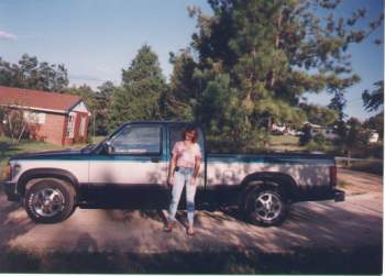 Laura with her truck.jpg